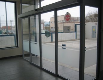 Puerta de cristal interior